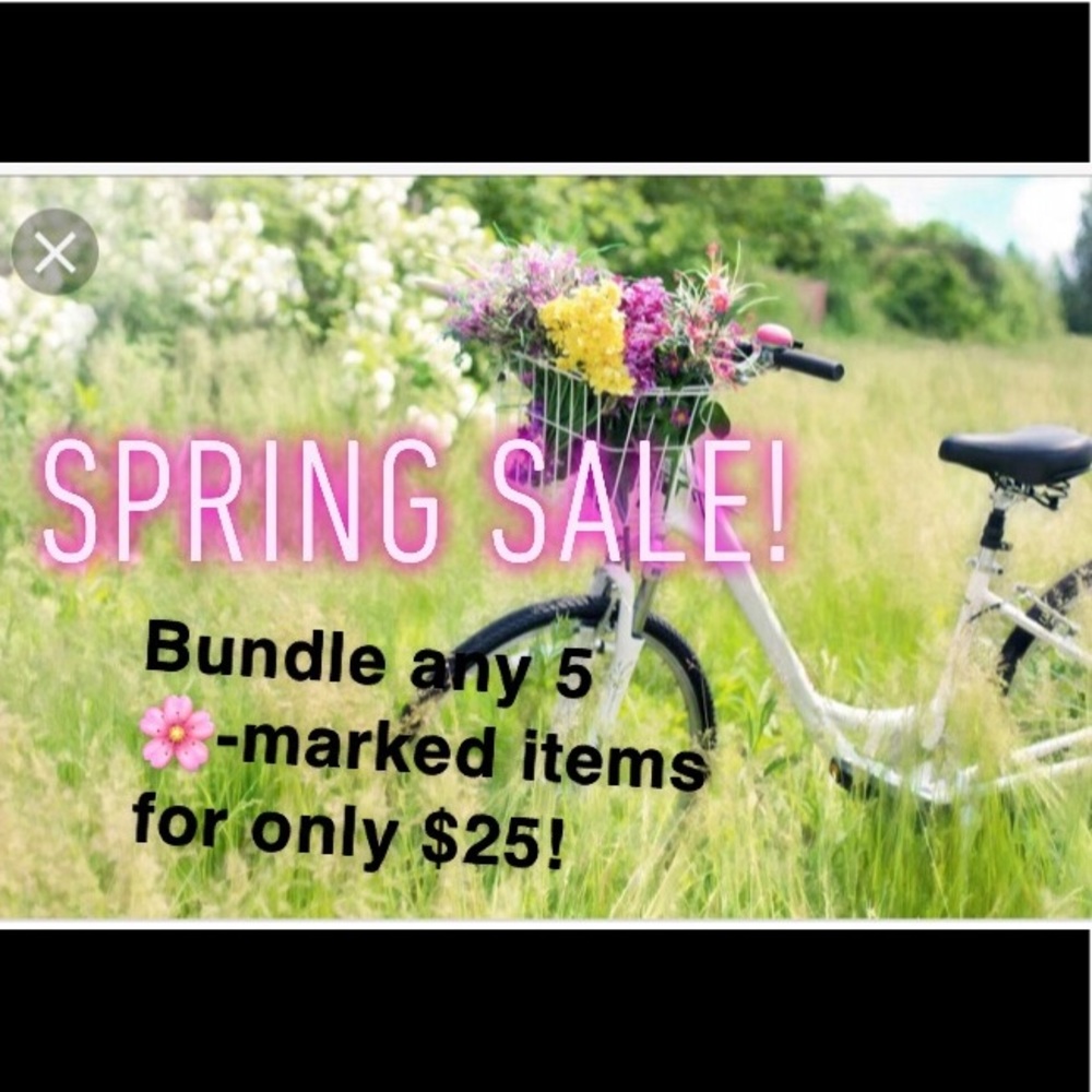 🌸 Ends today! 🌸 5/$25! 🌸 4/$20 🌸 3/$15 🌸